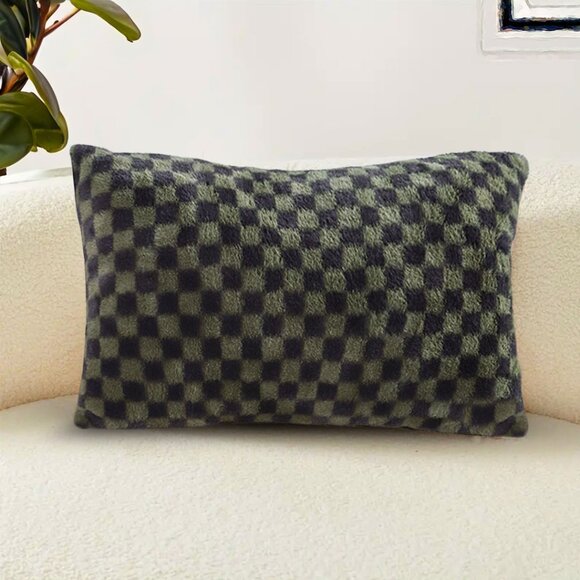 SOGA 30cm Urban Light Luxury Dark Green Throw Pillow - Picture 1 of 6
